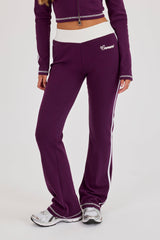 Embroidered Fitted Flare - Cosmic Purple