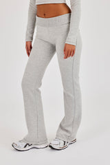 Applique Flared Bottom - Ash Grey