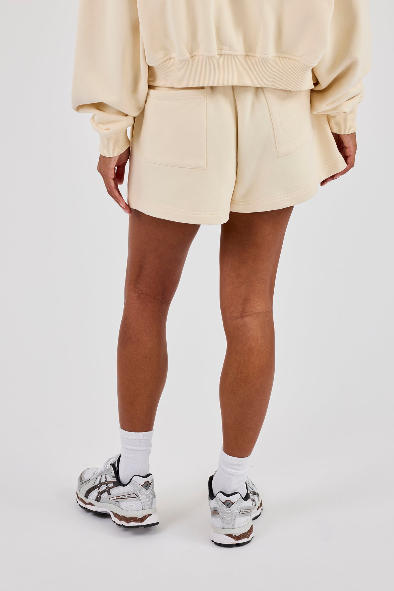 Embroidered Short - Butter Yellow