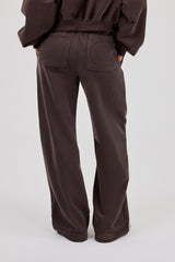 Wide Leg Jogger - Coffee