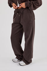 Wide Leg Jogger - Coffee