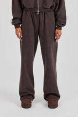 Wide Leg Jogger - Coffee