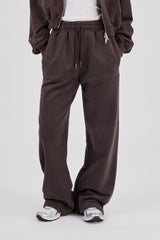 Wide Leg Jogger - Coffee