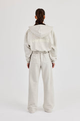 Cernucci Cropped Zip Through Tracksuit - Ash Grey