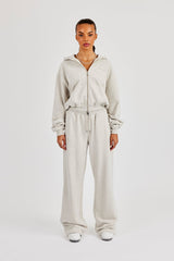 Cernucci Cropped Zip Through Tracksuit - Ash Grey