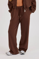 Wide Leg Jogger - Midnight Mocha