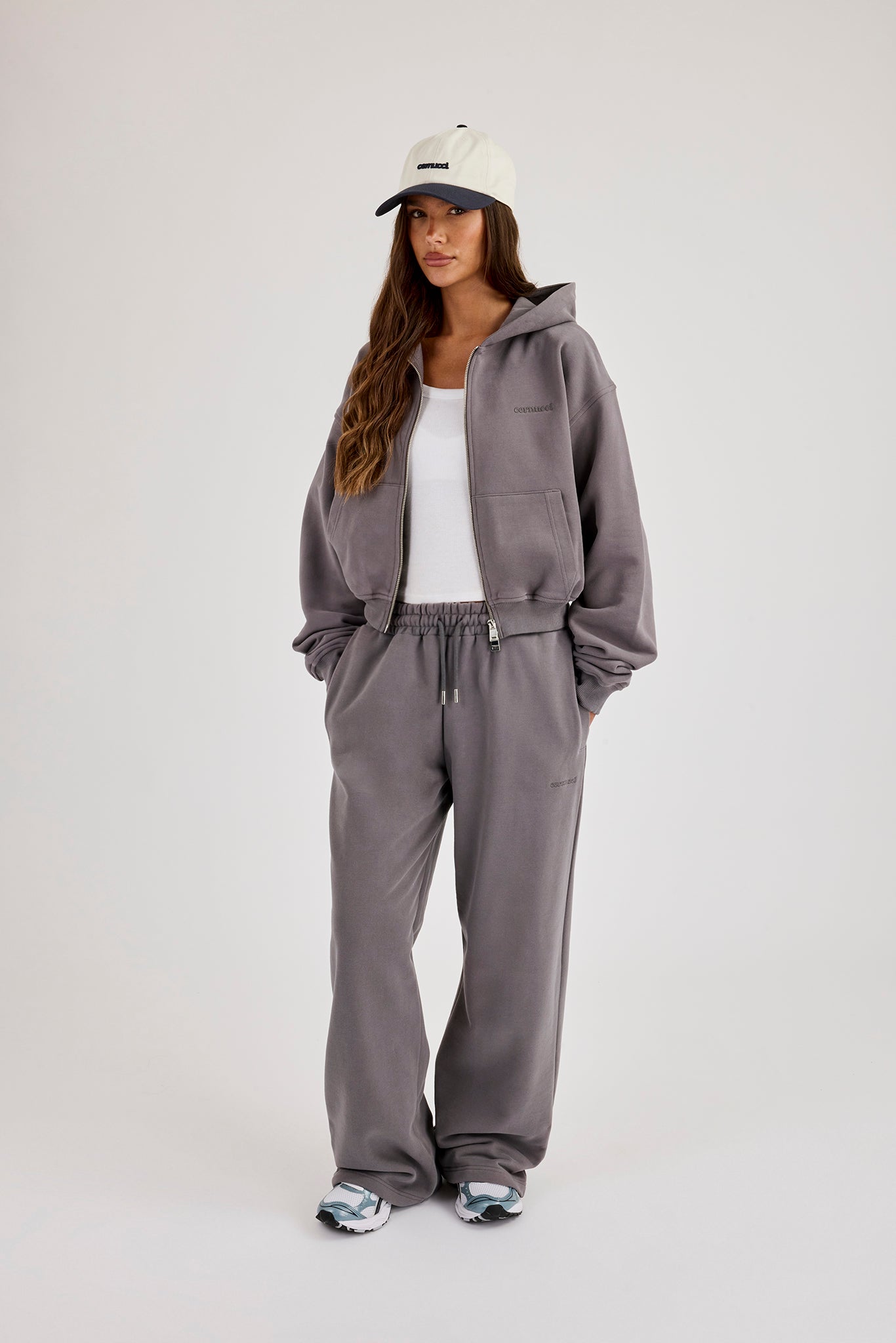 Wide Leg Jogger - Onyx Mist