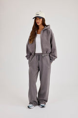 Wide Leg Jogger - Onyx Mist