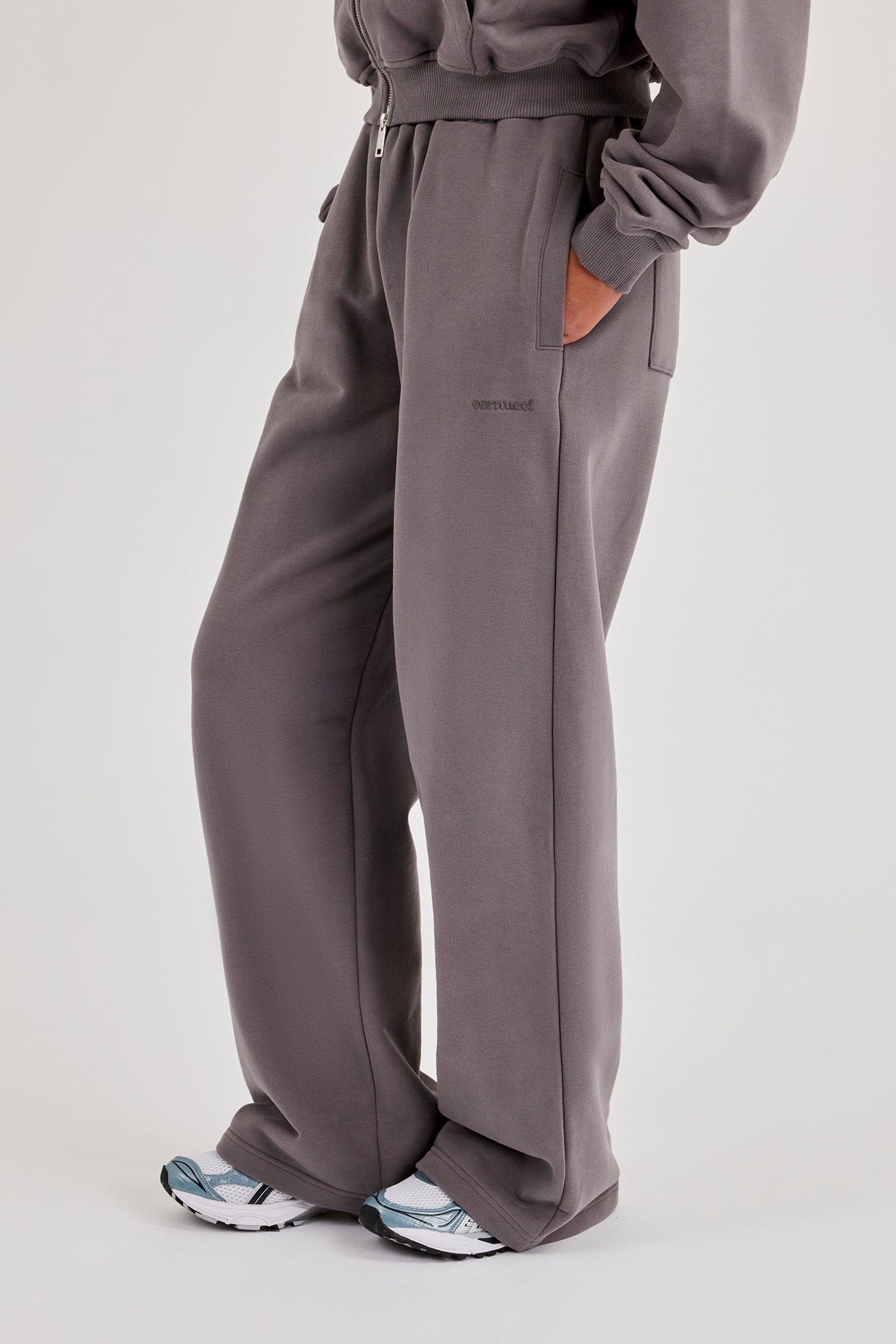 Wide Leg Jogger - Onyx Mist