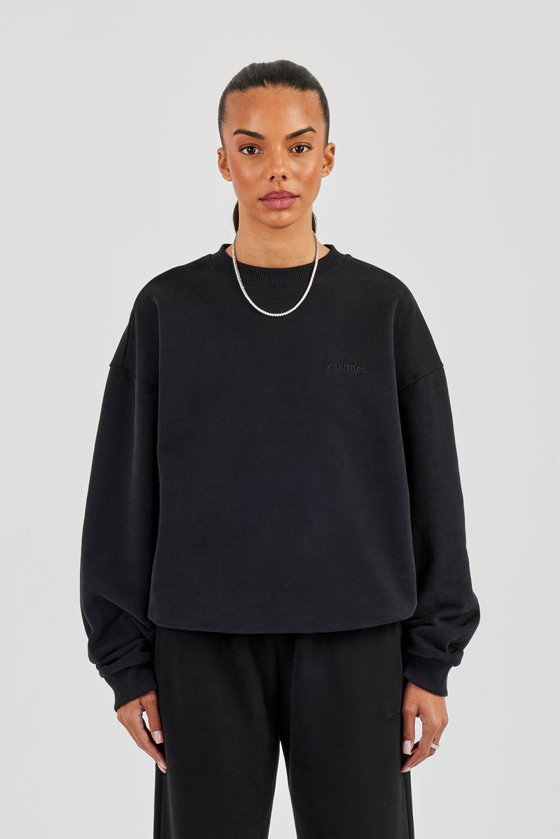 Oversized Sweater - Black
