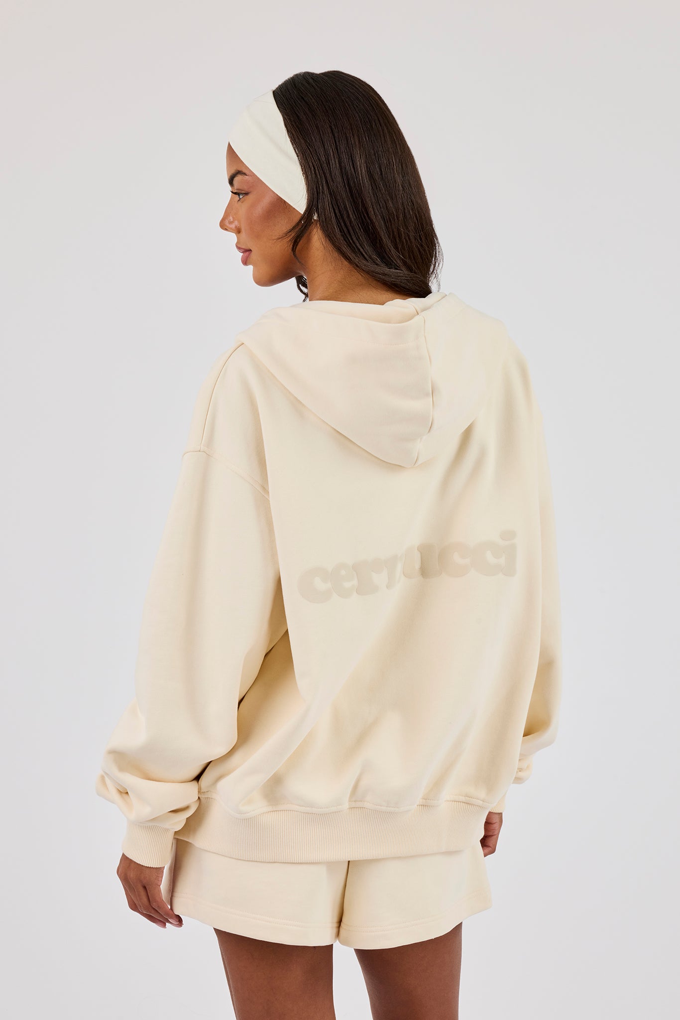Zip Through Hoodie - Butter Yellow