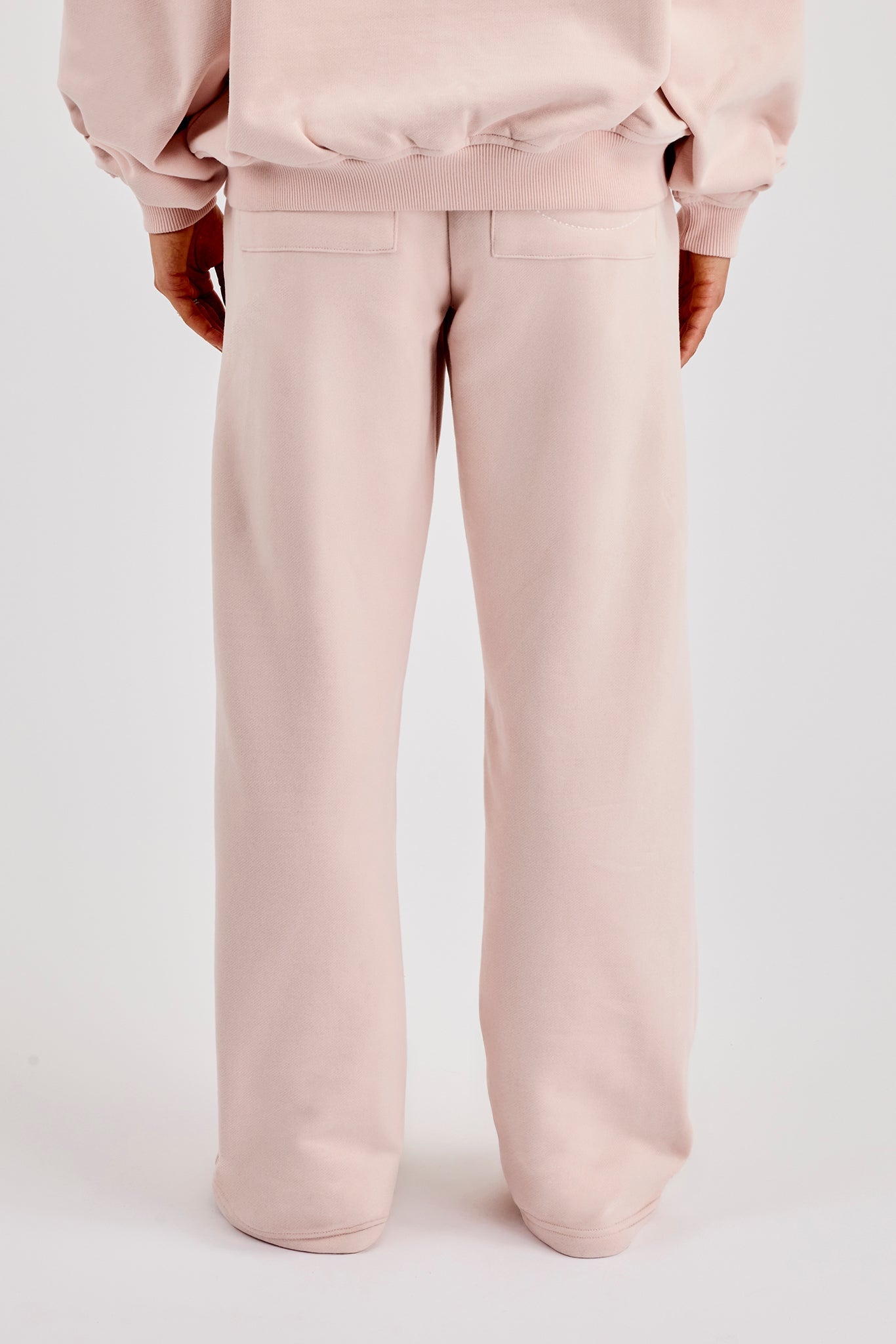 Wide Leg Jogger - Dusty Pink