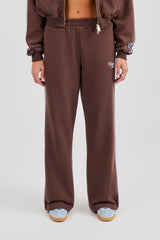 Studios Taping Wide Leg Jogger - Chocolate