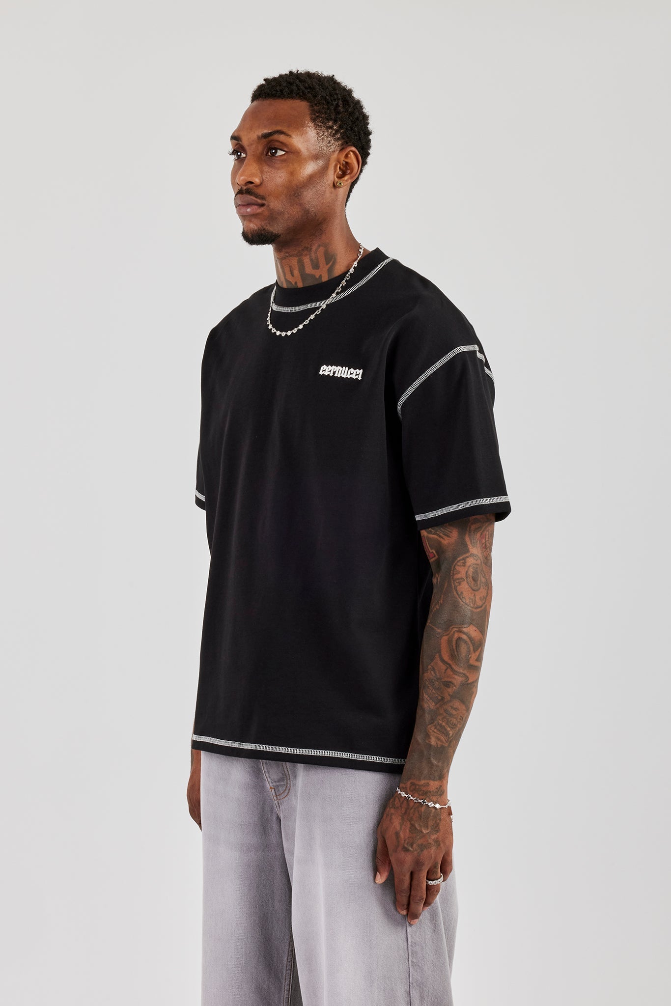 Eagle 86 Oversized T-Shirt - Black