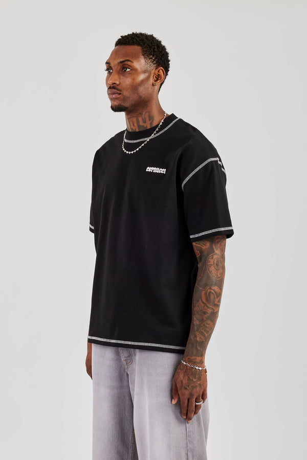 Eagle 86 Oversized T-Shirt - Black