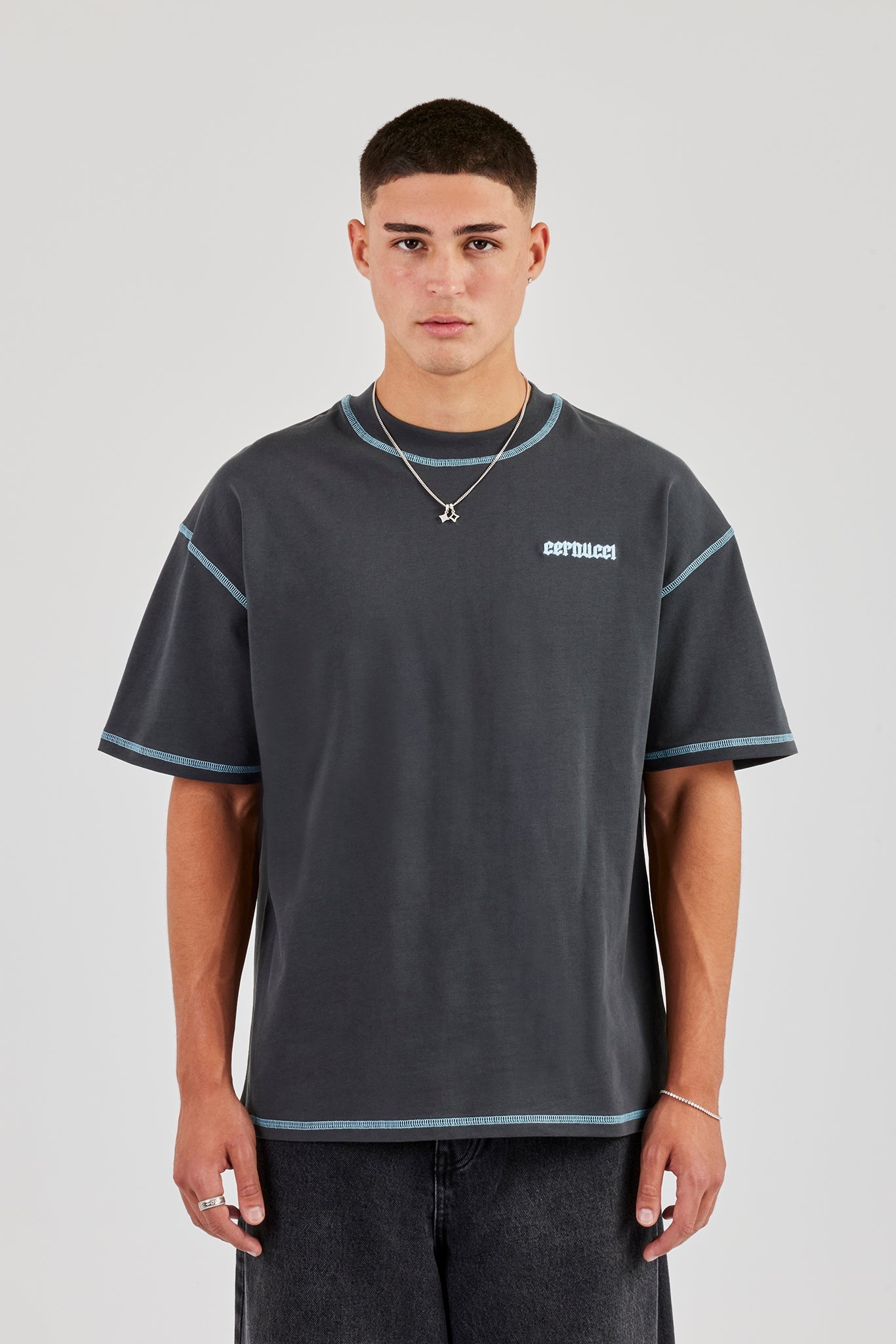 Eagle 86 Oversized T-Shirt - Charcoal