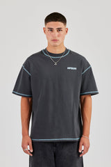 Eagle 86 Oversized T-Shirt - Charcoal
