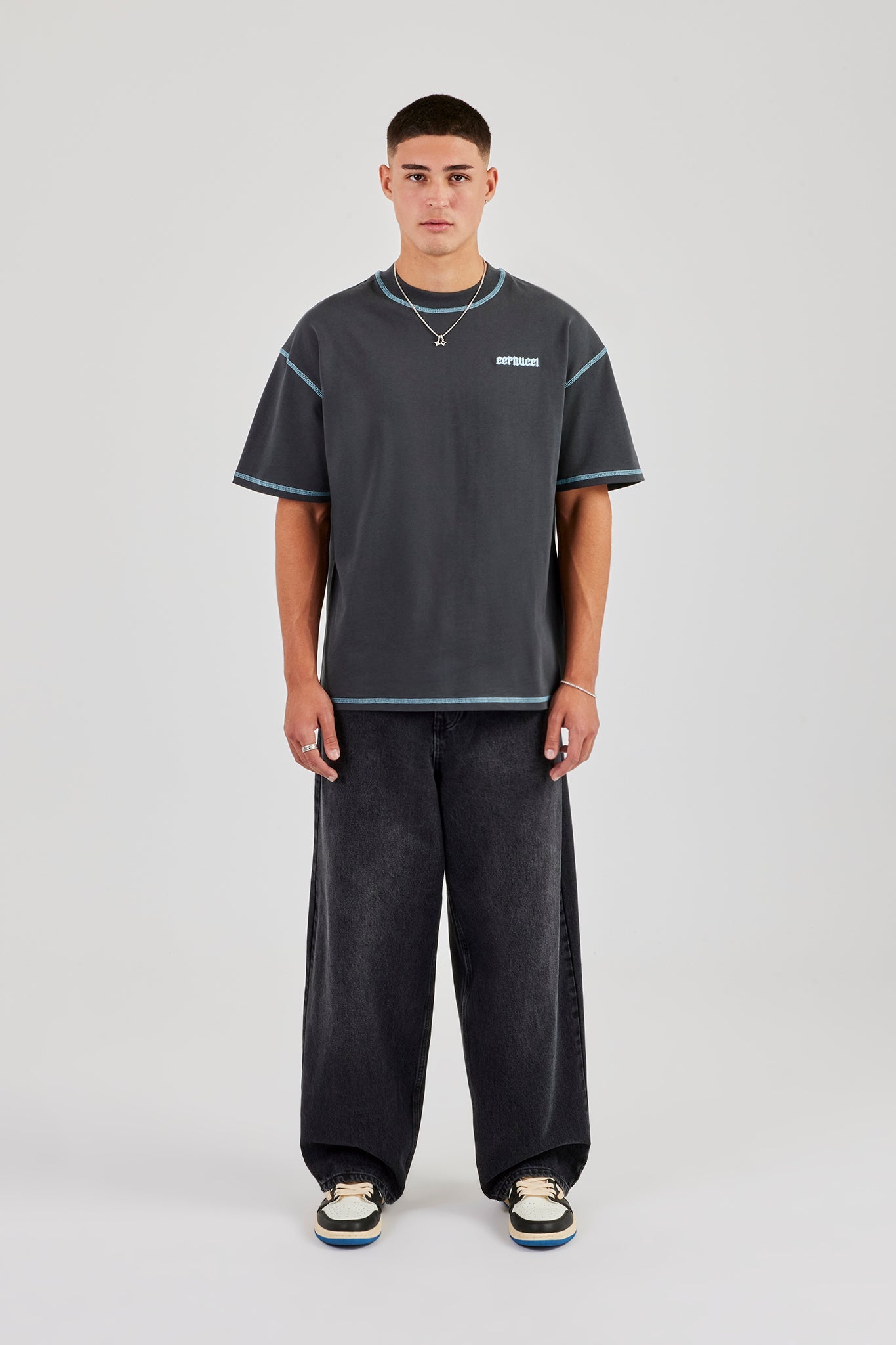 Eagle 86 Oversized T-Shirt - Charcoal