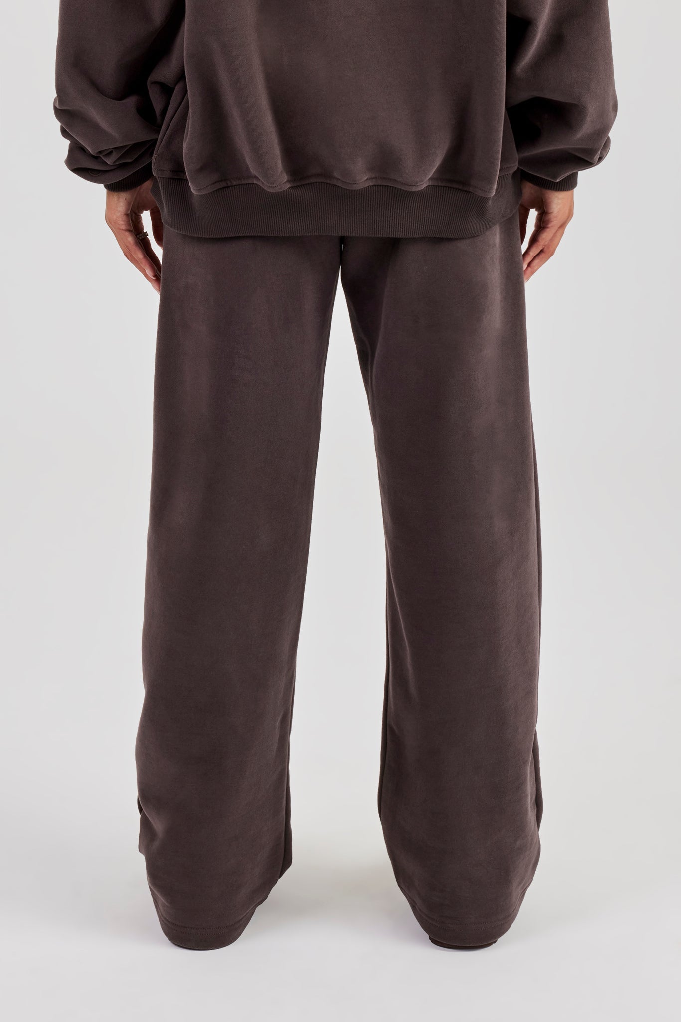 Wide Leg Jogger - Coffee