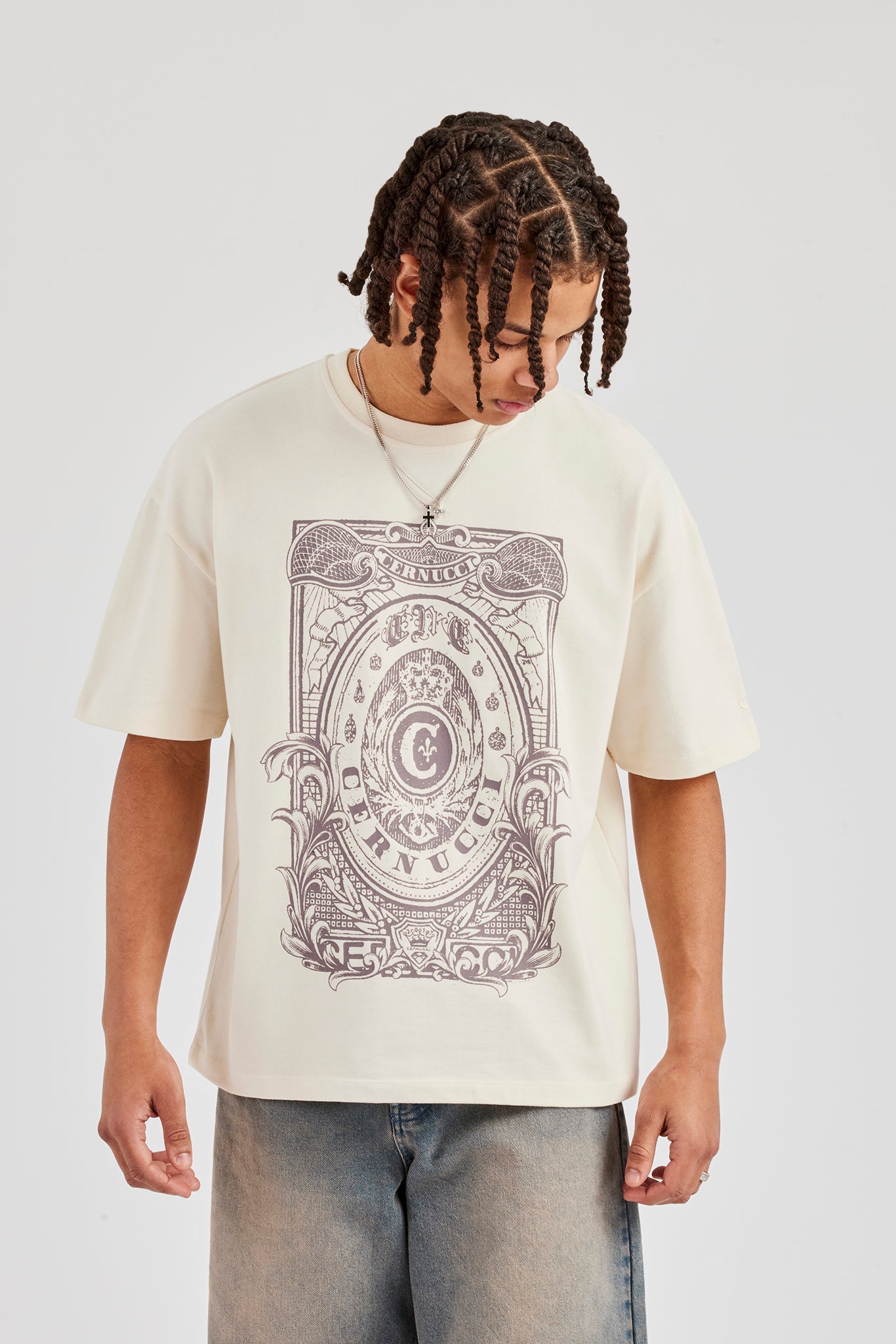 Washed Graphic Print T-Shirt | Mens Tees & Vests | Shop T-Shirts at ...