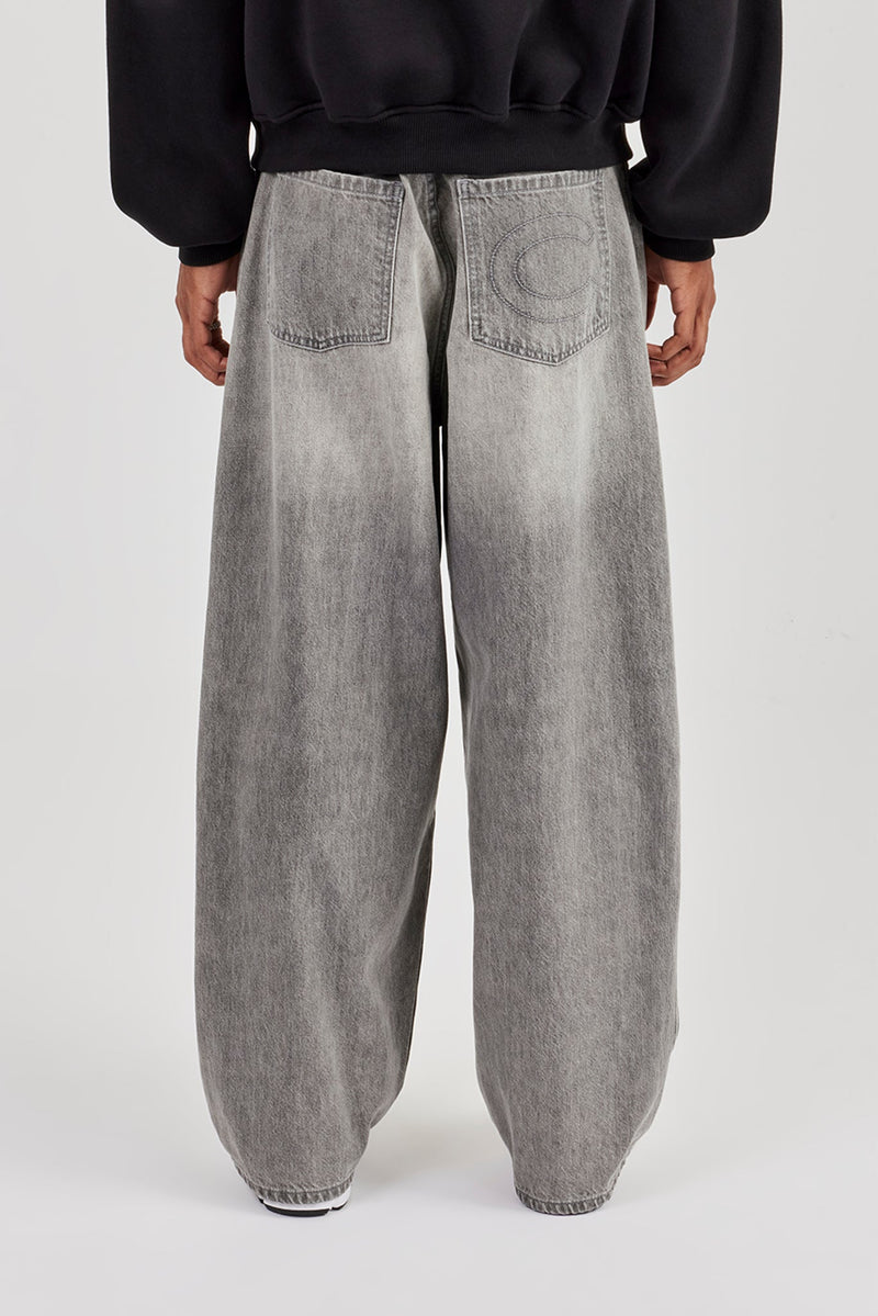 Super Baggy Jeans - Grey Wash