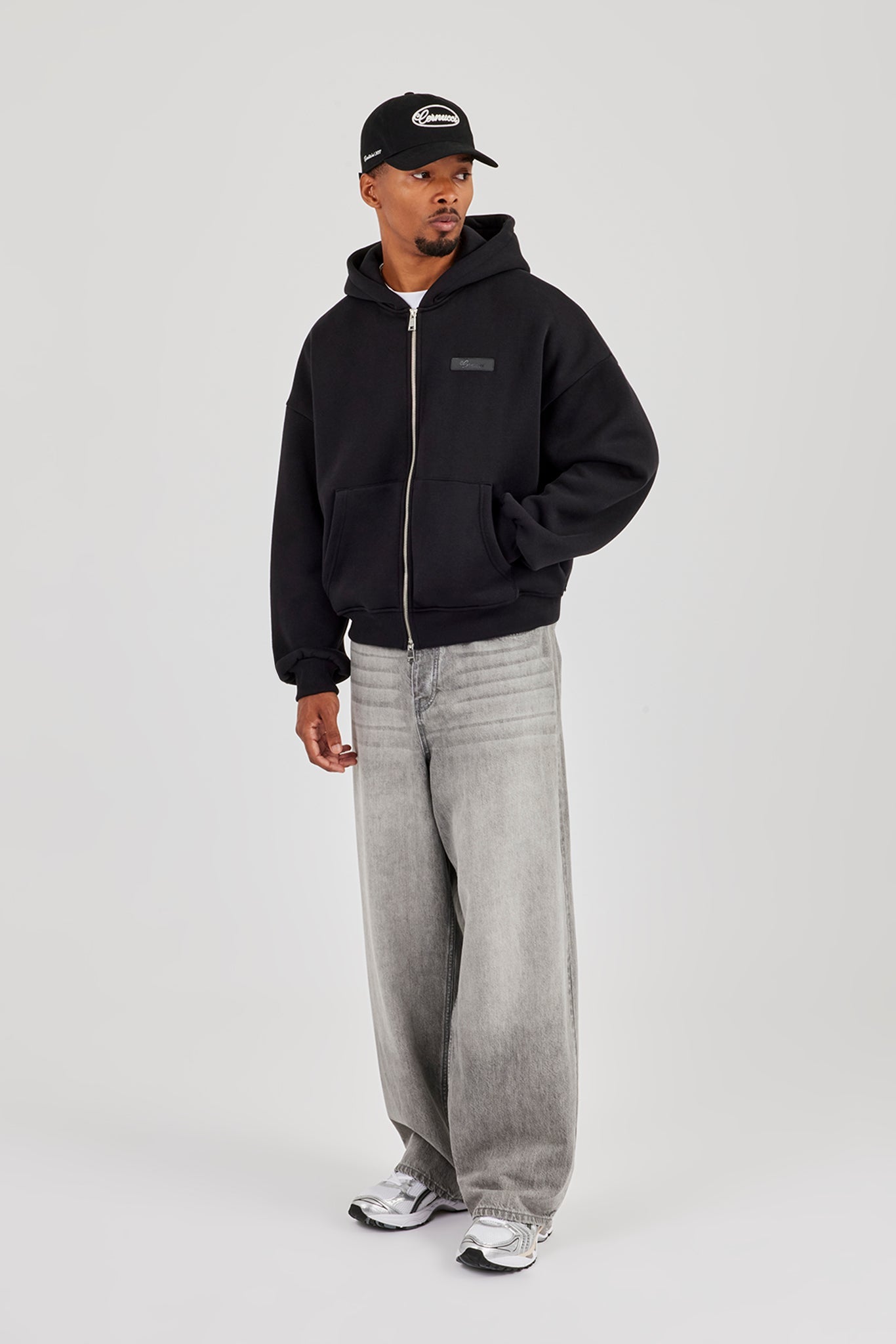 Super Baggy Jeans - Grey Wash | Mens Denim | Shop Denim Jeans at