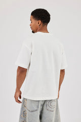 Waffle Star Cernucci Print T-Shirt - Off White