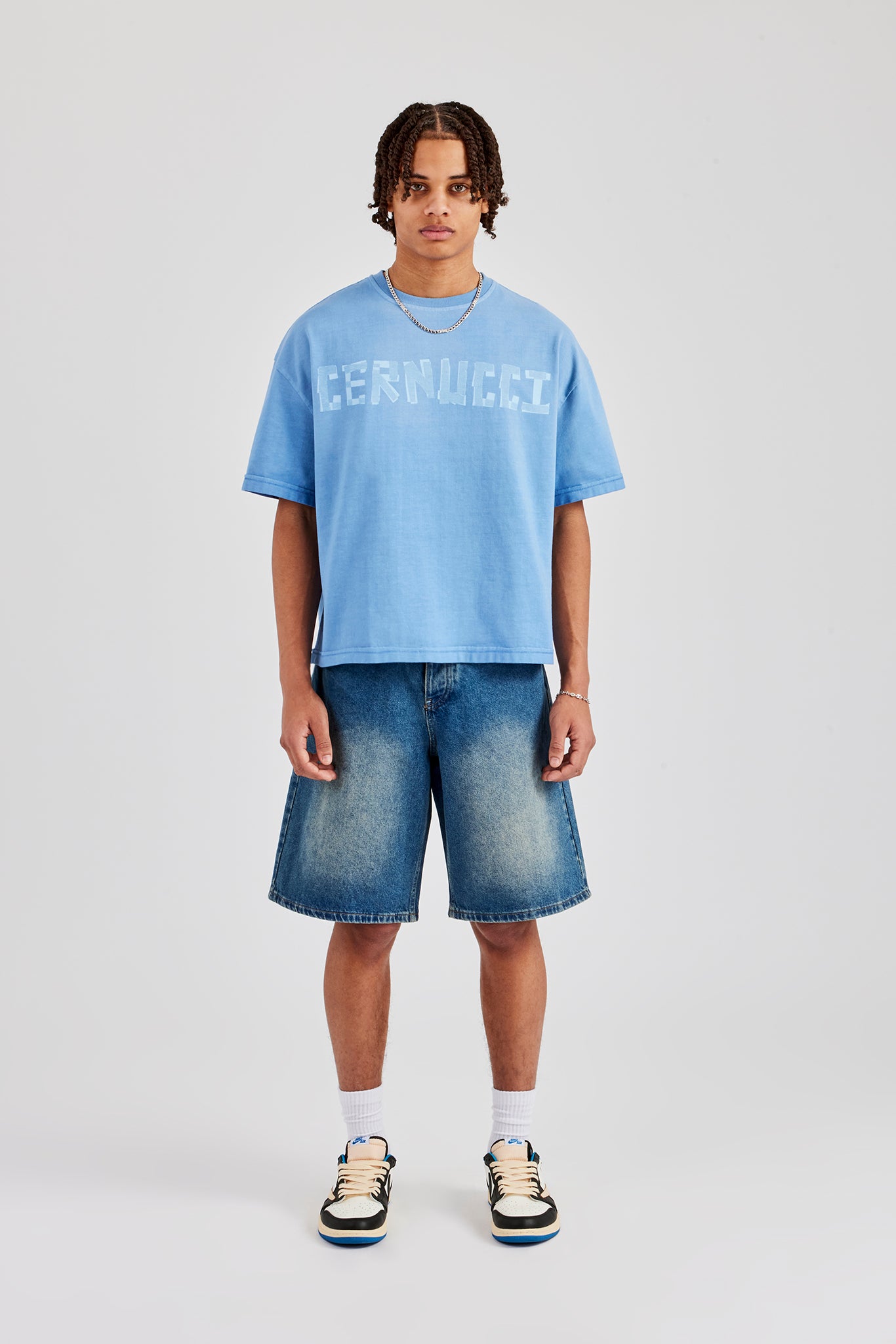 Denim Bermuda Jorts - Antique Wash