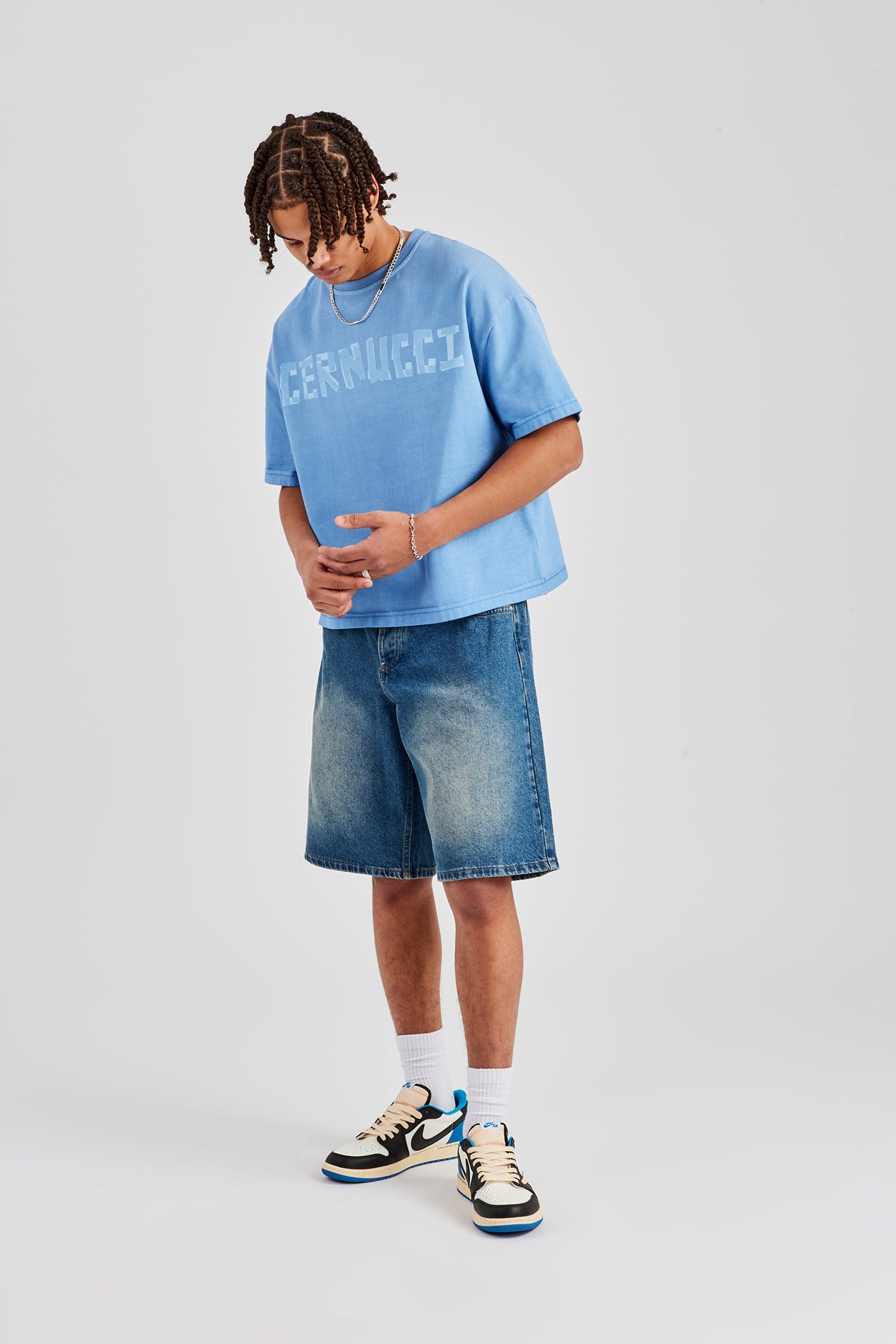 Denim Bermuda Jorts - Antique Wash
