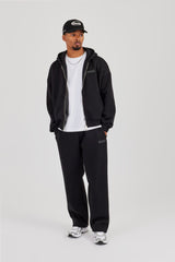 Logo Tab Relaxed Jogger  Black