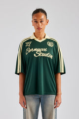 Cernucci Contrast Football Top - Green