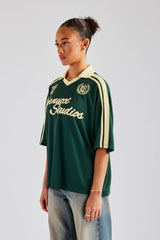 Cernucci Contrast Football Top - Green