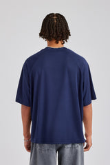 Cernucci Embroidered Football Top - Navy