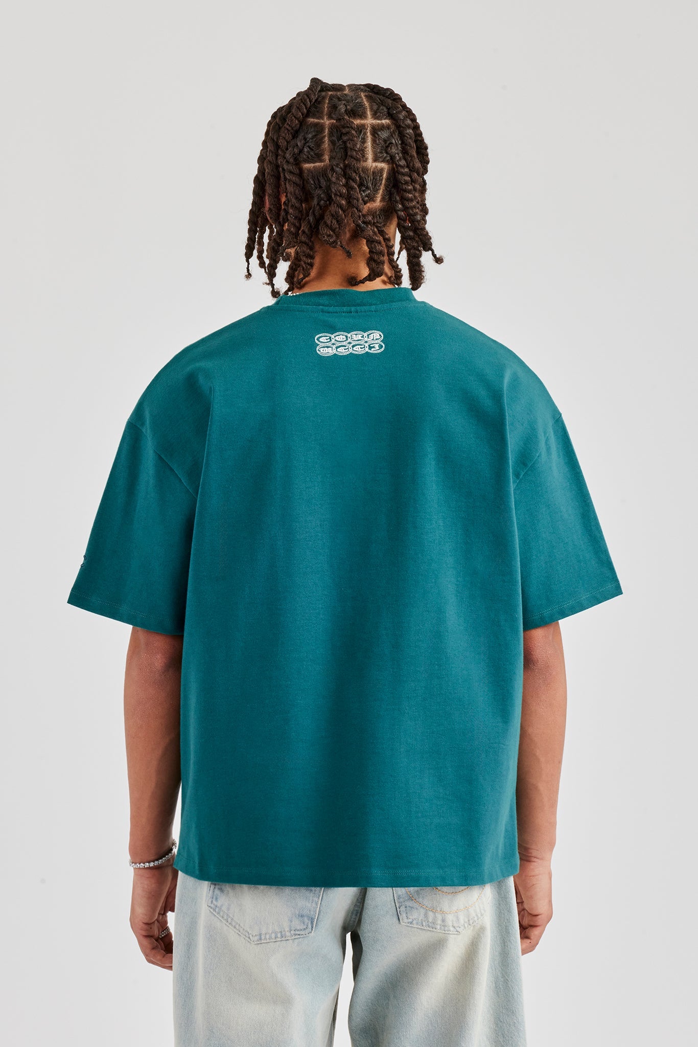 Boxy Fit CC Chain T-Shirt - Green