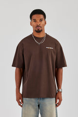 Sainte Maxime Oversized T-Shirt - Chocolate