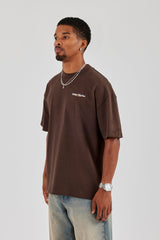 Sainte Maxime Oversized T-Shirt - Chocolate