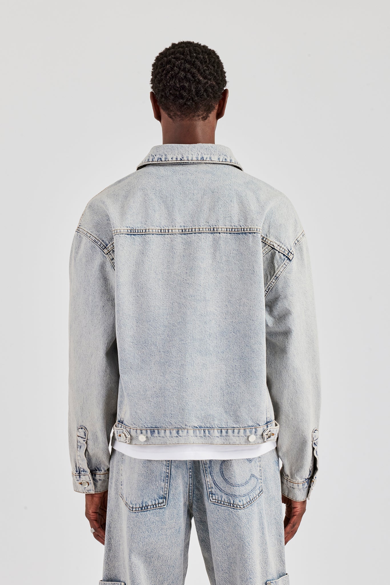Carpenter Panel Denim Jacket - Antique Wash