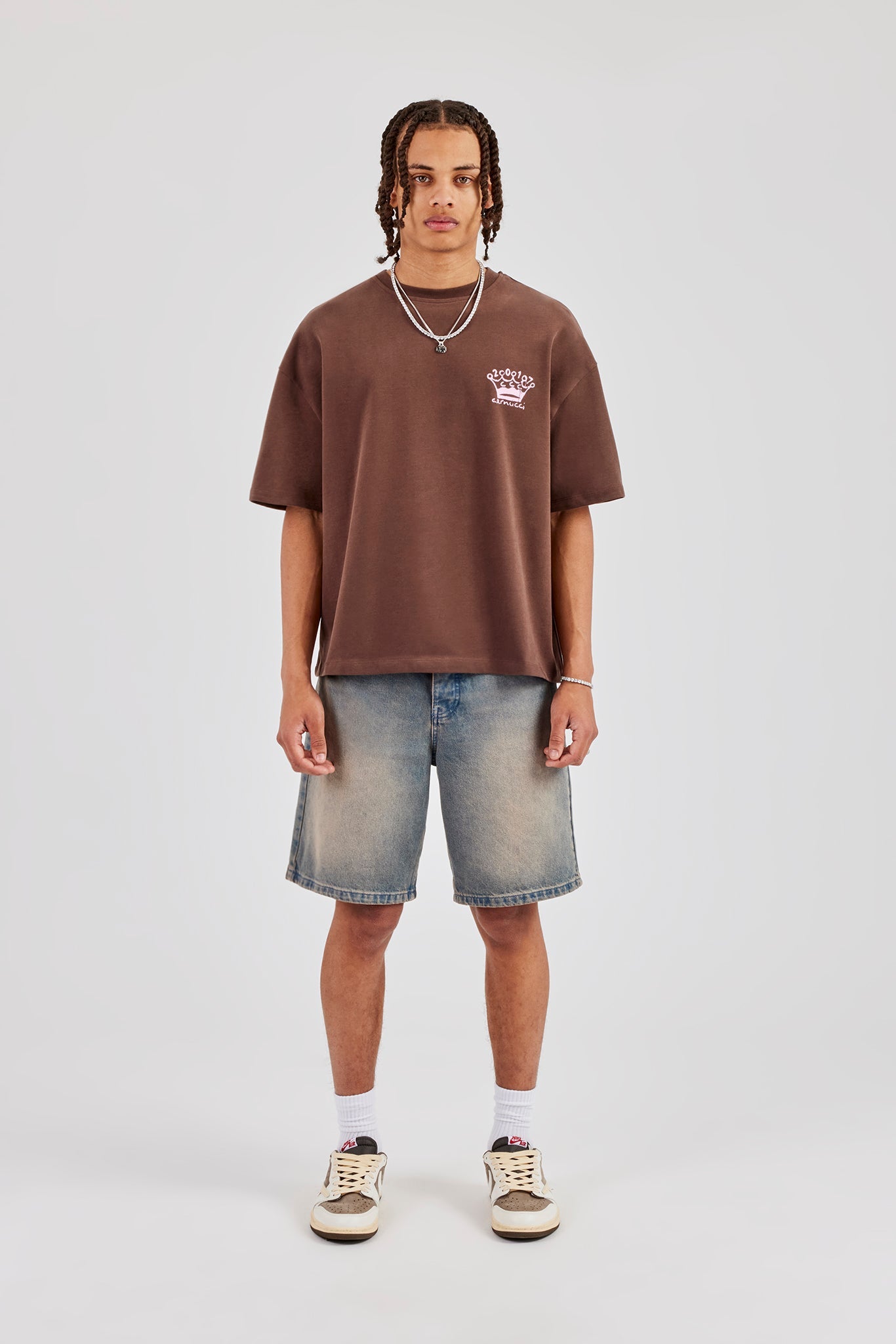 CNC 17 Boxy T-Shirt - Chocolate