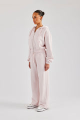 Wide Leg Panelled Jogger - Pink