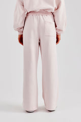 Wide Leg Panelled Jogger - Pink