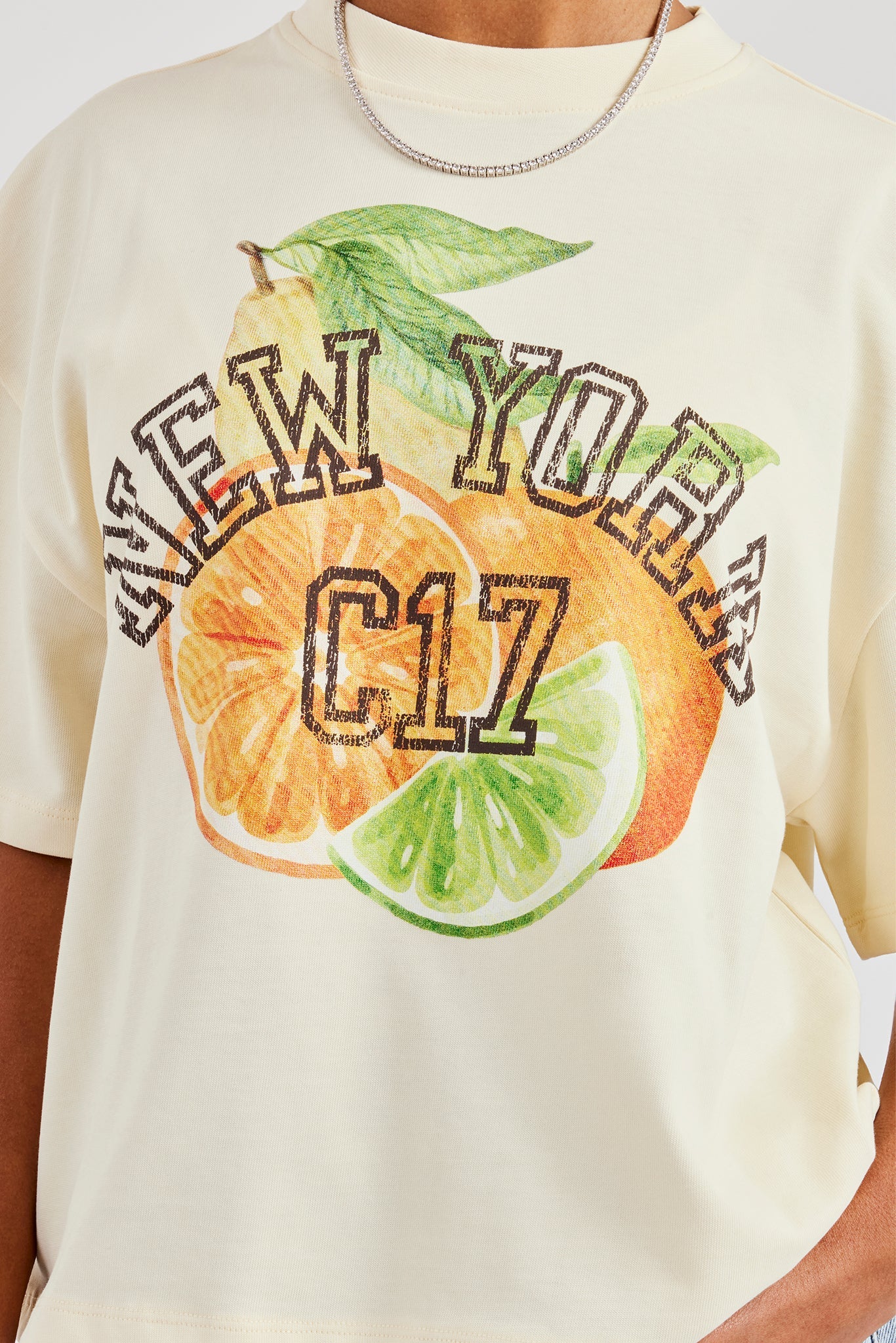 New York C17 Oversized T-Shirt - Yellow