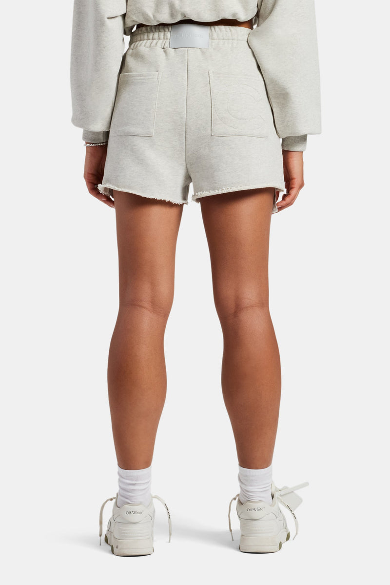 Esportivo Embroidered Short - Grey Marl