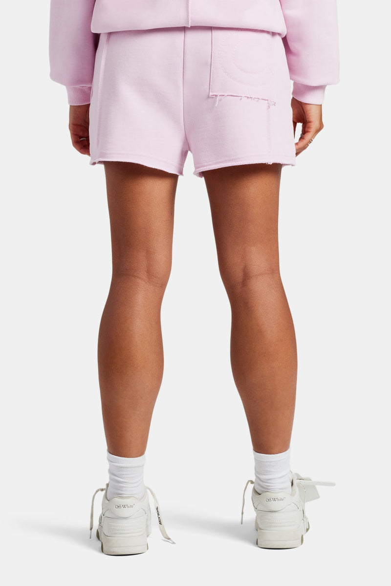 Raw Edge Short - Pink