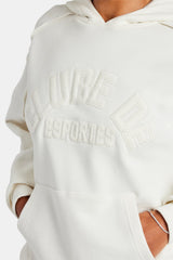 Overlock Oversized Hoodie - Off White