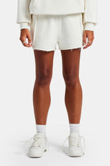 Raw Edge Short - Off White