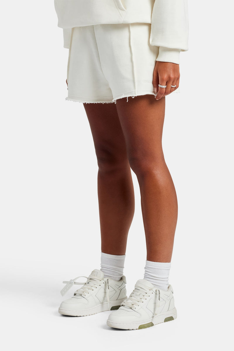 Raw Edge Short - Off White