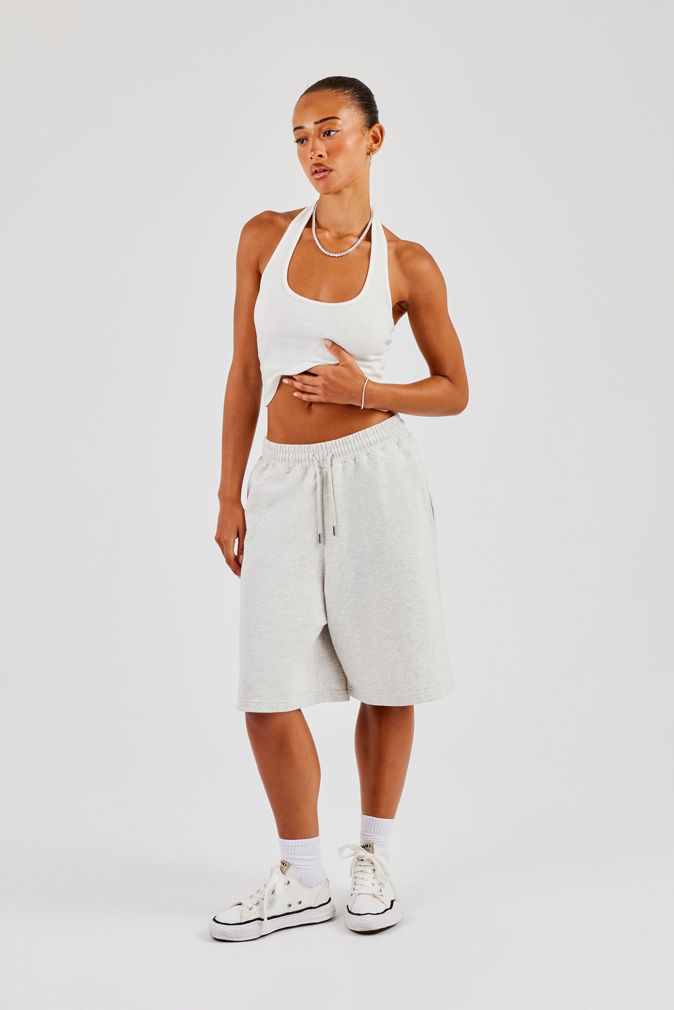 Jersey Jort - Ash Grey | Womens Shorts | Shop Jorts at CERNUCCI