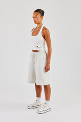 Jersey Jort - Ash Grey