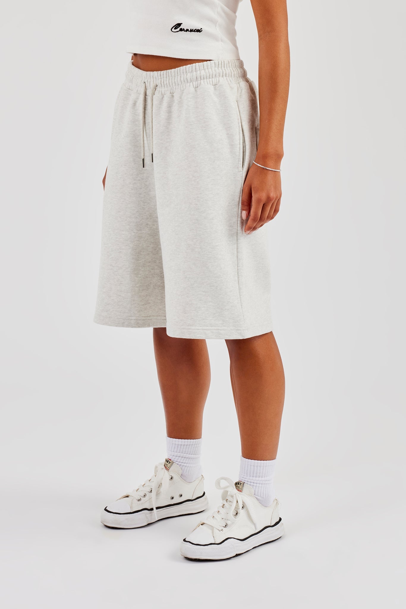 Jersey Jort - Ash Grey