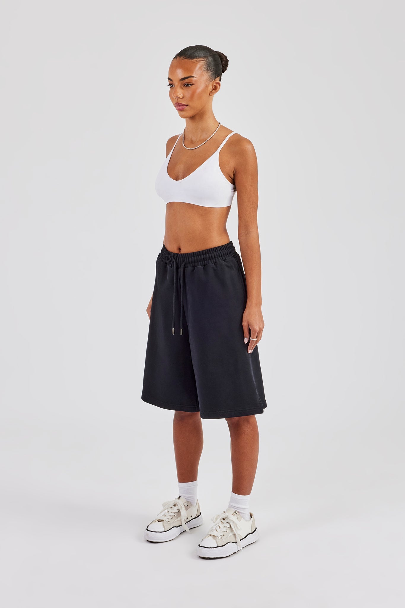 Jersey Jort - Black | Womens Shorts | Shop Jorts at CERNUCCI.COM